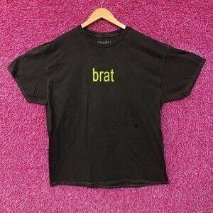 Charli XCX Brat Hyperpop Album T-Shirt Large